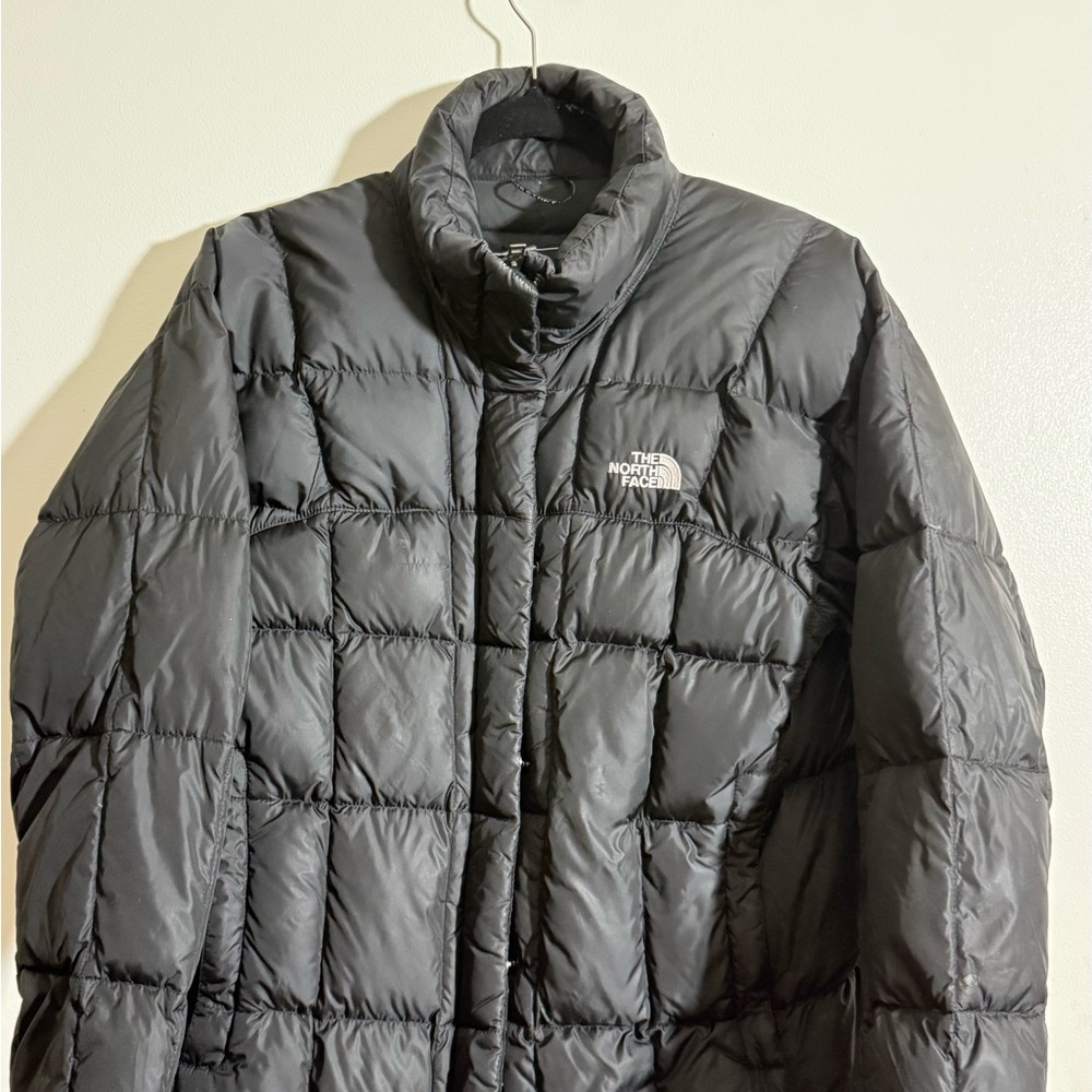 The North Face Charcoal Quilted Jacket